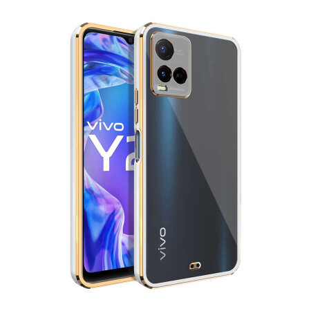 Vivo Y21S Kılıf Zore Voit Clear Kapak - 5