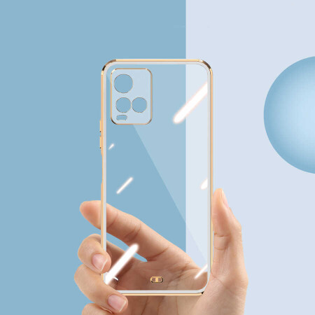 Vivo Y21S Kılıf Zore Voit Clear Kapak - 8