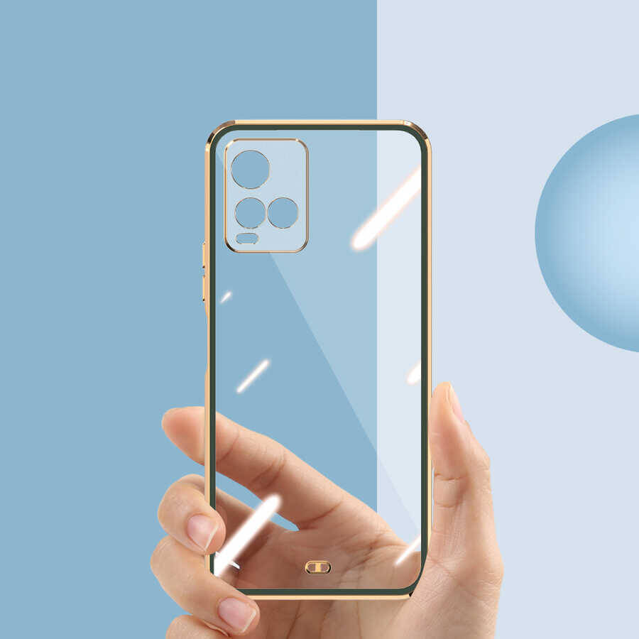 Vivo Y33S Kılıf Zore Voit Clear Kapak - 8