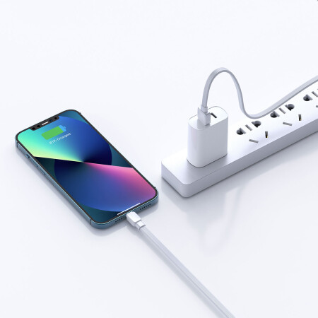 Wiwu Bravo Wİ-C003 Yassı Tasarım Lightning Usb Kablo 1M - 8