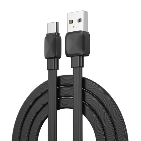 Wiwu Bravo Wİ-C003 Yassı Tasarım Type-C Usb Kablo 1M - 2