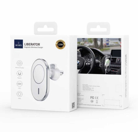 Wiwu CH-306 Magnetic Wireless Charging Car Mount Araç Telefon Tutucu - 8