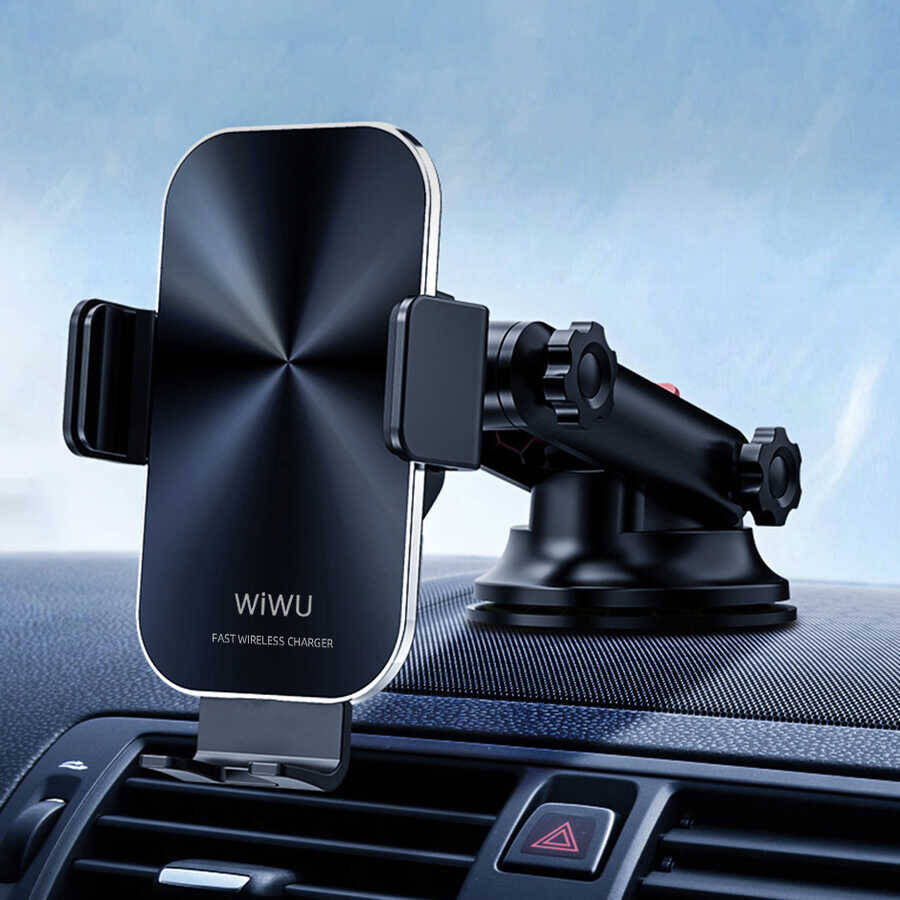 Wiwu CH-307 Liberator Wireless Charging Mount Araç Telefon Tutucu - 3