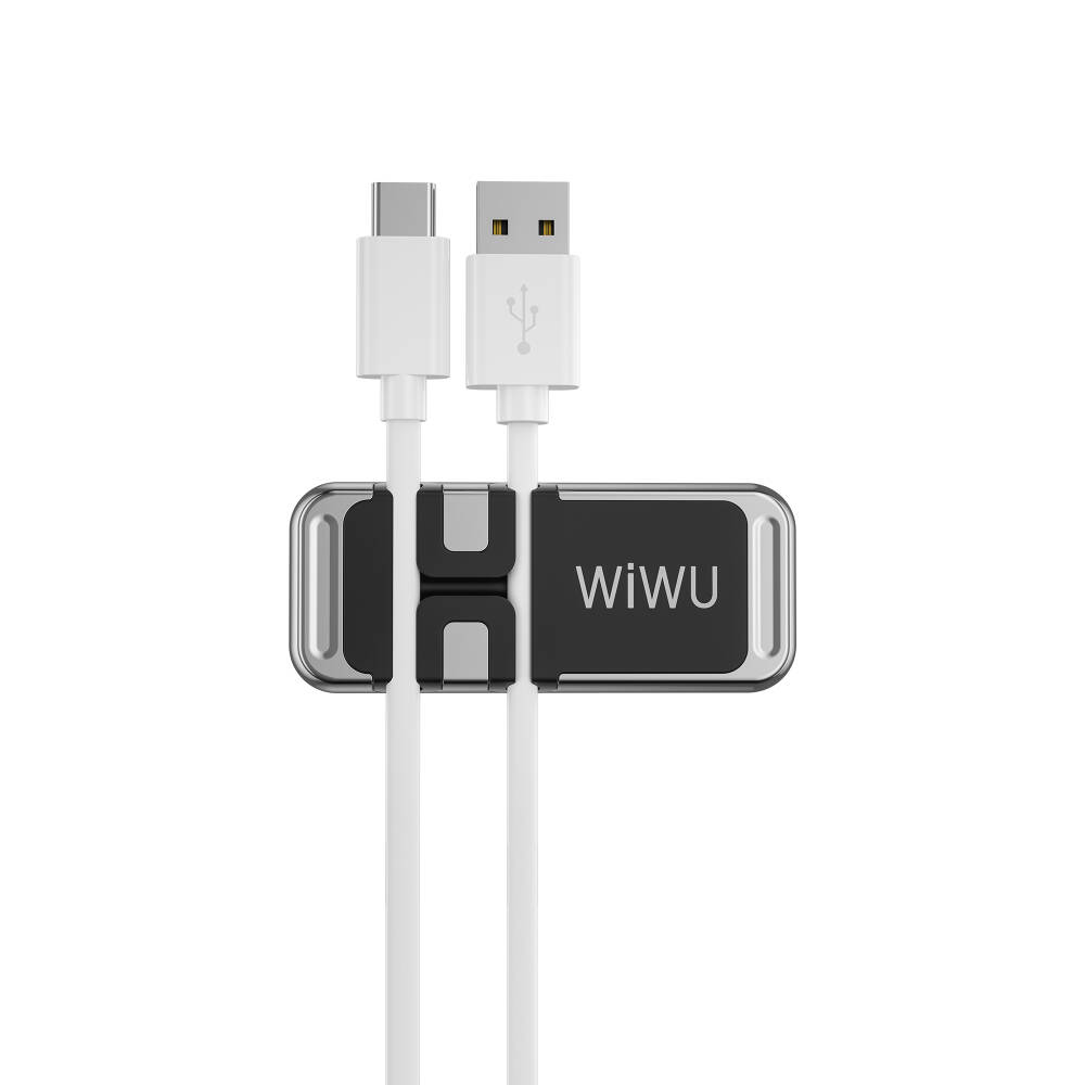 Wiwu CH011 Kablo Düzenleyicili Magnetik Düz Zemin Versiyon Araç Telefon Tutucu - 1