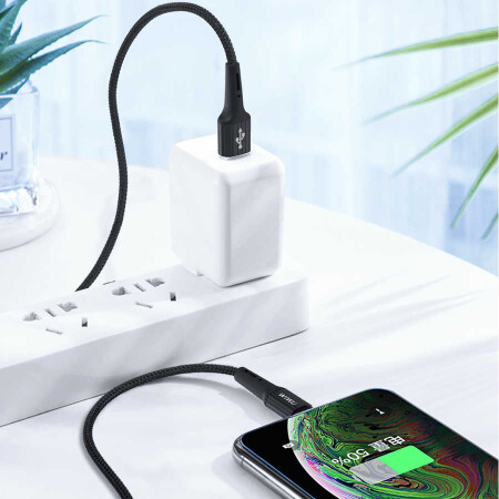 Wiwu G30 Gear Charging Lightning Kablo - 4