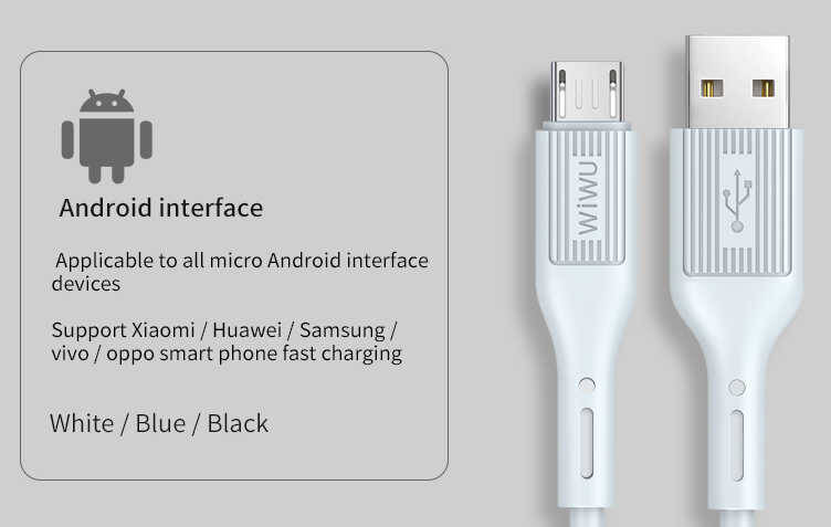 Wiwu G40 Vivid Micro Usb Kablo - 9