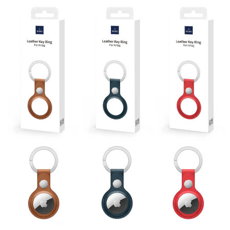 Wiwu Leather Key Ring Airtag Anahtarlık - 8