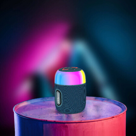 Wiwu P60 Mini RGB Led Işıklı Thunder Wireless Bluetooth Speaker Hoparlör - 2