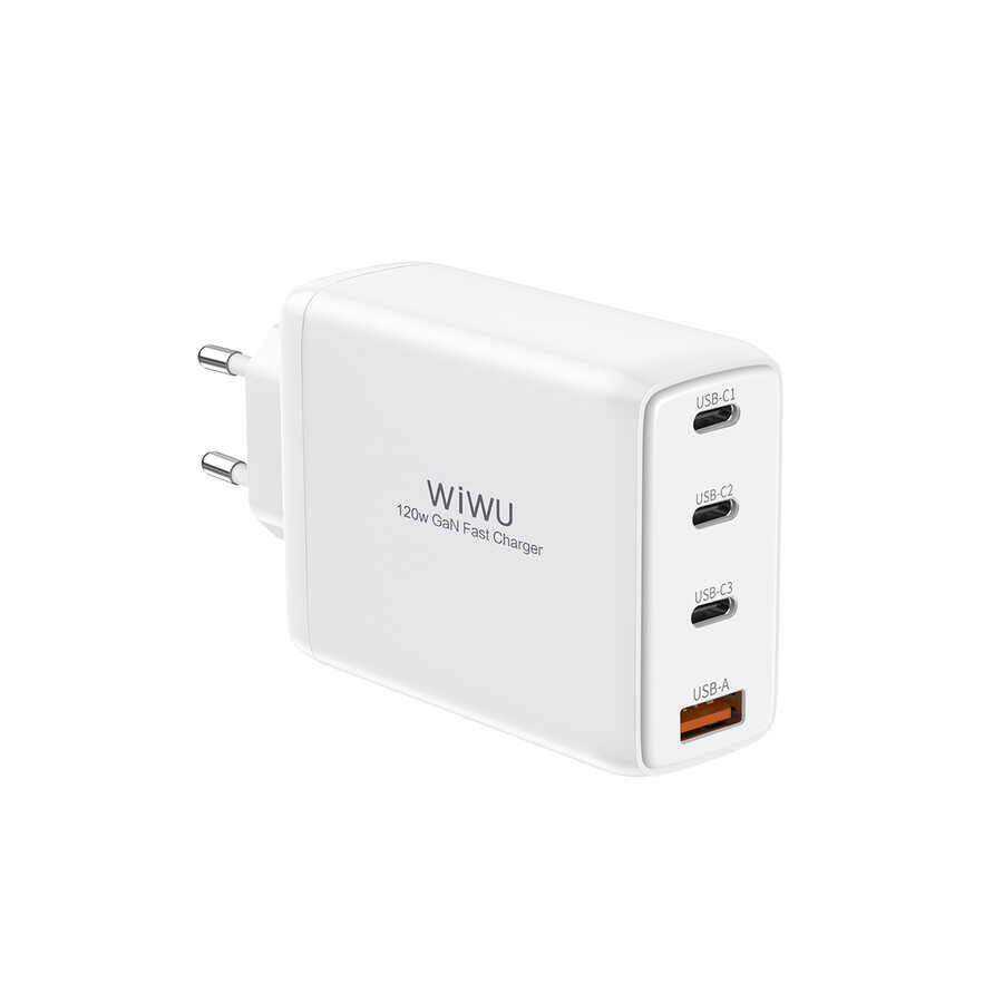 Wiwu TR257-AEU Mini Gan Tech 120W Power Adaptör - 2