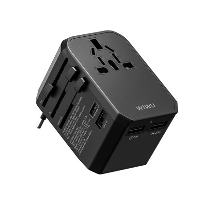 Wiwu UA-304 Çoklu Universal TRUSUKAUSEU Uyumlu Şarj Adaptörü 45W - 2