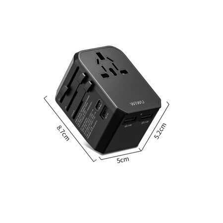 Wiwu UA-304 Çoklu Universal TRUSUKAUSEU Uyumlu Şarj Adaptörü 45W - 3