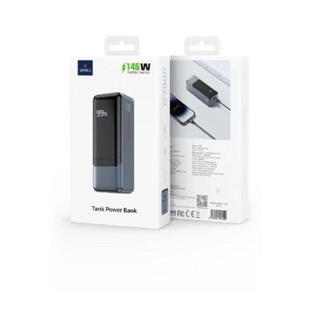 Wiwu Wi-P010 Tank Serisi LED Ekranlı Taşınabilir Powerbank 27000mAh 145W - 8