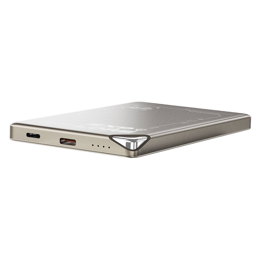 Wiwu Wi-P019 Ultra-Thin Explore Serisi Led Göstergeli Wireless Magsafe Powerbank 15W 5000mAh - 8