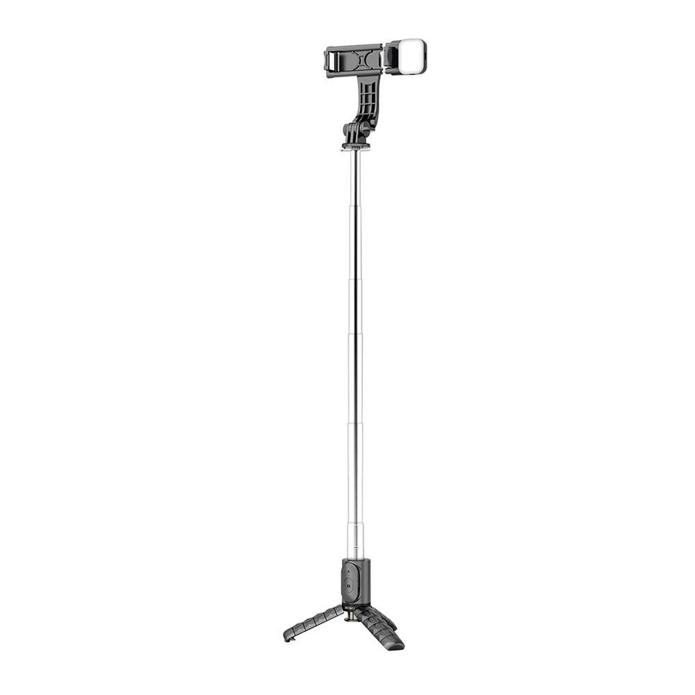 Wiwu Wi-SE002 Çok Fonksiyonlu Işıklı Sabitleyici Canlı Yayın Tripod Selfie Çubuğu - 5