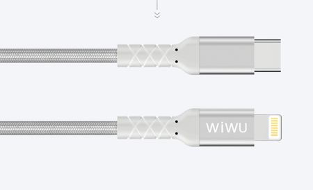 Wiwu WP101 MFI Type-c to Lightning Kablo - 13