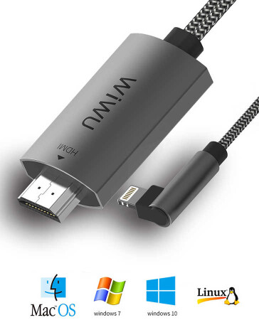 Wiwu X7 iPhone Phone To TV HDMI Kablo - 7