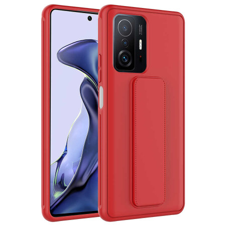 Xiaomi Mi 11T Pro 5G Kılıf Zore Qstand Kapak - 5