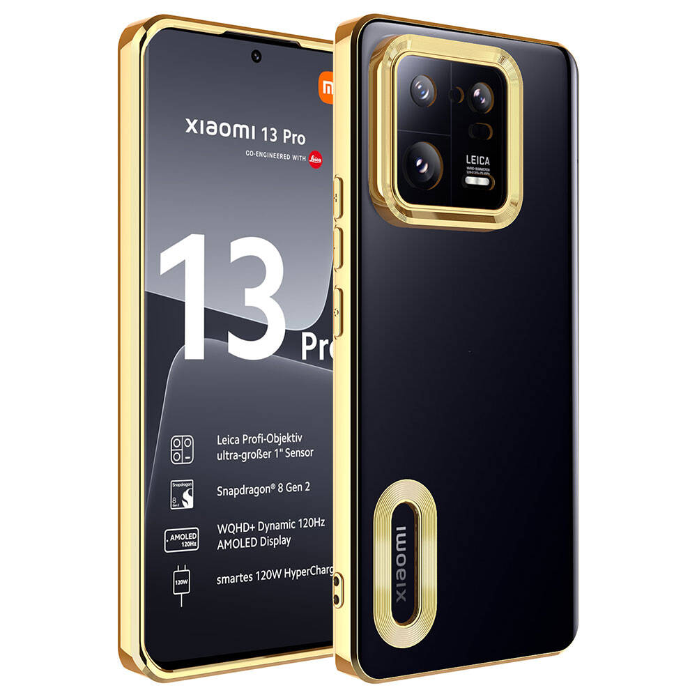 Xiaomi Mi 13 Pro Kılıf Kamera Korumalı Logo Gösteren Zore Omega Kapak - 1