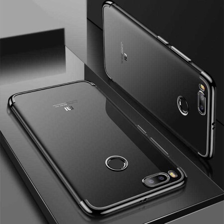 Xiaomi Mi 5x Kılıf Zore Dört Köşeli Lazer Silikon Kapak - 6