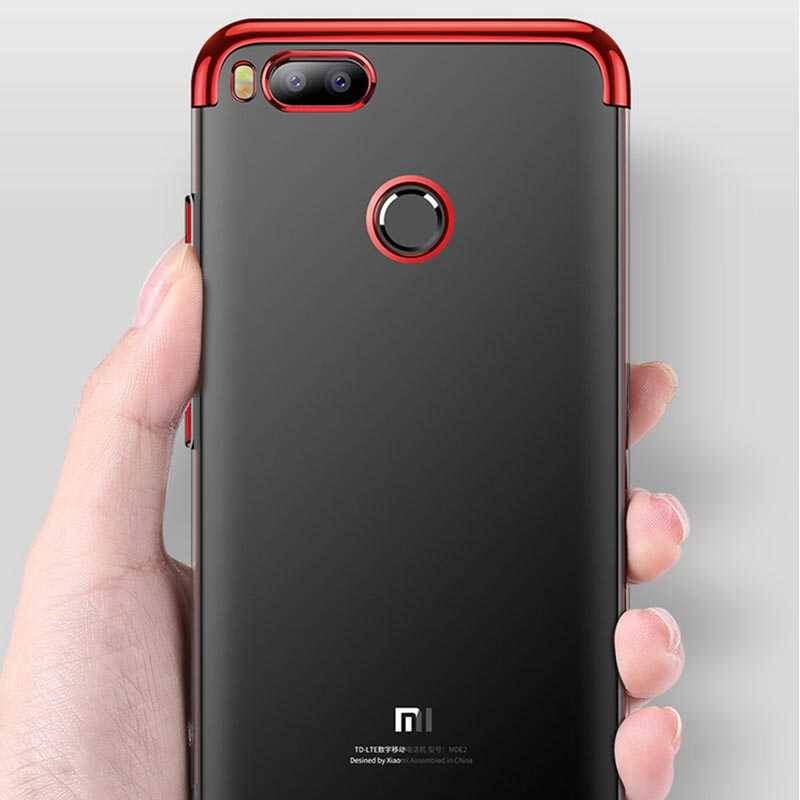 Xiaomi Mi 6 Kılıf Zore Dört Köşeli Lazer Silikon Kapak - 7