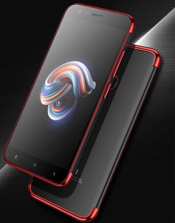 Xiaomi Mi 6 Kılıf Zore Dört Köşeli Lazer Silikon Kapak - 11