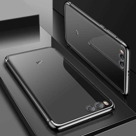 Xiaomi Mi 6 Kılıf Zore Dört Köşeli Lazer Silikon Kapak - 6