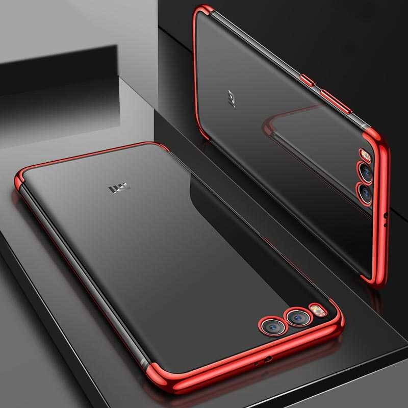 Xiaomi Mi 6 Kılıf Zore Dört Köşeli Lazer Silikon Kapak - 4