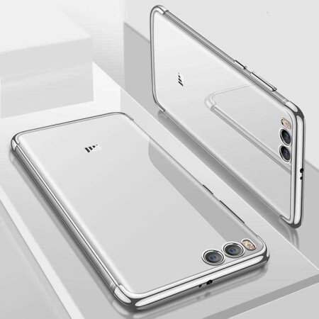 Xiaomi Mi 6 Kılıf Zore Dört Köşeli Lazer Silikon Kapak - 1