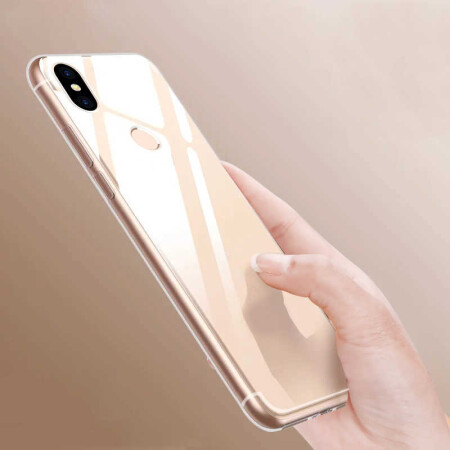 Xiaomi Mi 8 Kılıf Zore Ultra İnce Silikon Kapak 0.2 mm - 1