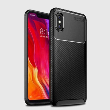 Xiaomi Mi 8 Pro Kılıf Zore Negro Silikon Kapak - 1