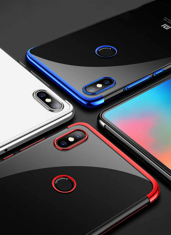 Xiaomi Mi 8 SE Kılıf Zore Dört Köşeli Lazer Silikon Kapak - 4