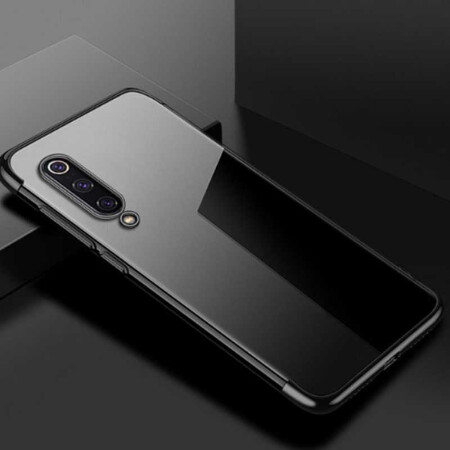 Xiaomi Mi 9 Kılıf Zore Dört Köşeli Lazer Silikon Kapak - 7