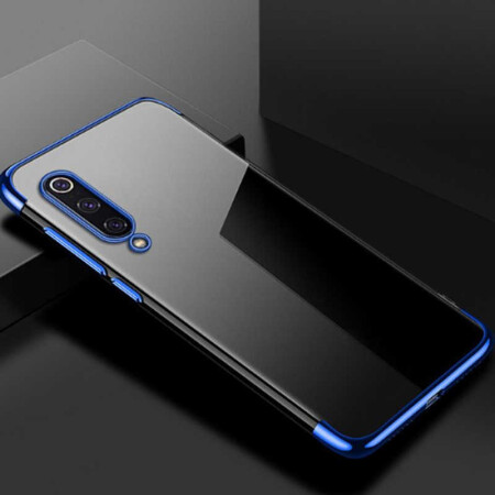 Xiaomi Mi 9 Kılıf Zore Dört Köşeli Lazer Silikon Kapak - 3