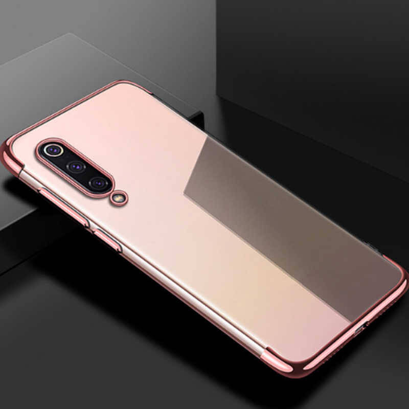 Xiaomi Mi 9 Kılıf Zore Dört Köşeli Lazer Silikon Kapak - 2