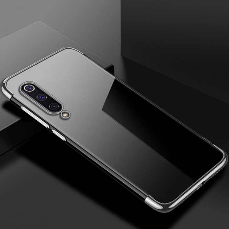 Xiaomi Mi 9 Kılıf Zore Dört Köşeli Lazer Silikon Kapak - 1