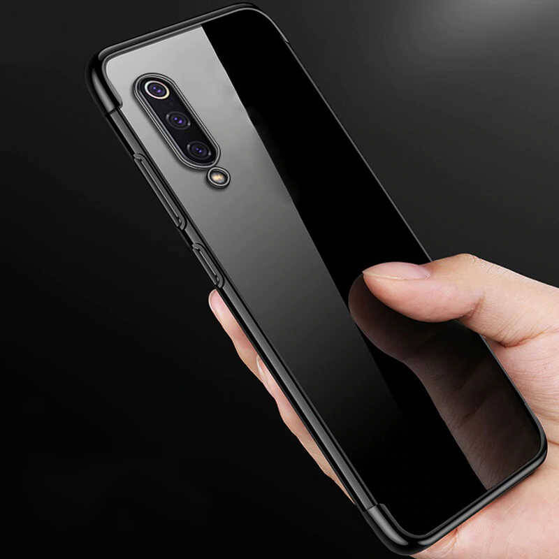 Xiaomi Mi 9 Lite Kılf Zore Dört Köşeli Lazer Silikon Kapak - 10