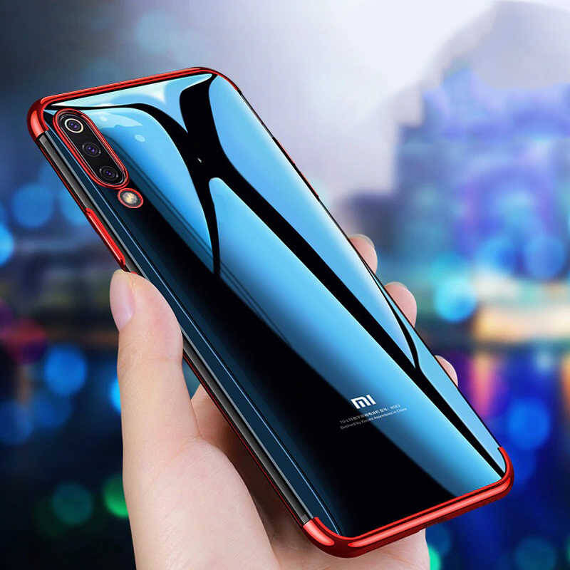 Xiaomi Mi 9 Lite Kılf Zore Dört Köşeli Lazer Silikon Kapak - 15