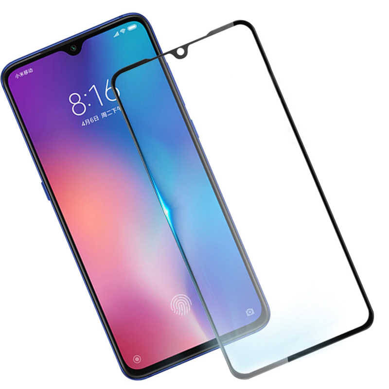 Xiaomi Mi 9 Lite Zore Kenarları Kırılmaya Dayanıklı Cam Ekran Koruyucu - 1