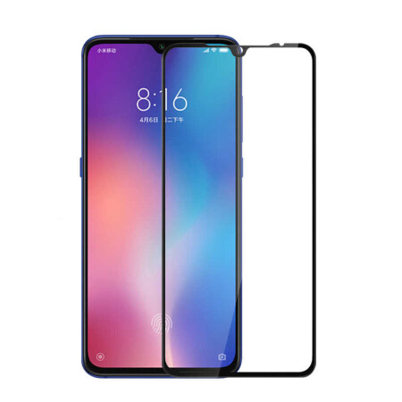 Xiaomi Mi 9 Lite Zore Kenarları Kırılmaya Dayanıklı Cam Ekran Koruyucu - 1