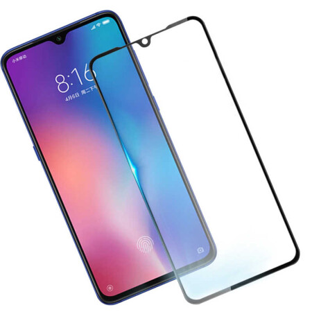 Xiaomi Mi 9 Lite Zore Kenarları Kırılmaya Dayanıklı Cam Ekran Koruyucu - 2