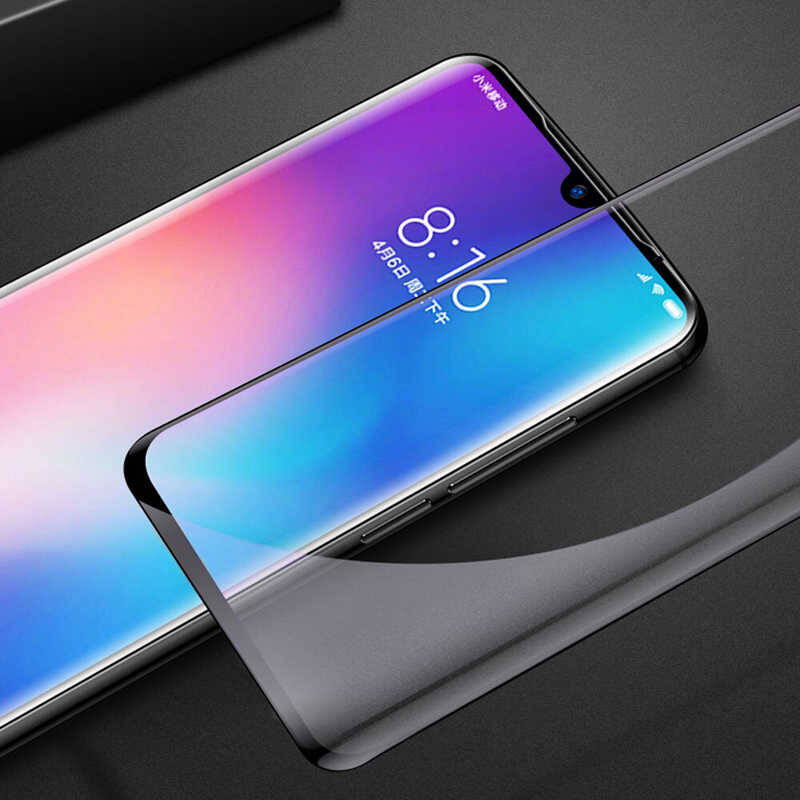 Xiaomi Mi 9 Se Zore Kenarları Kırılmaya Dayanıklı Cam Ekran Koruyucu - 4