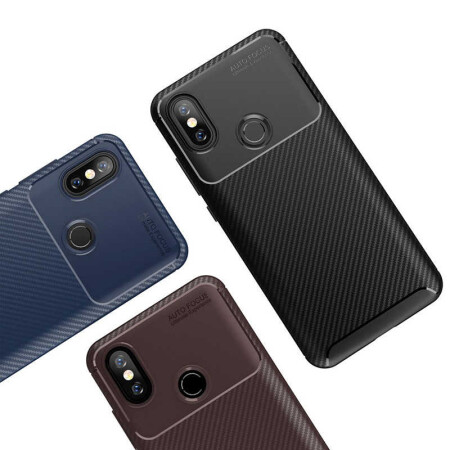 Xiaomi Mi A2 Lite Kılıf Zore Negro Silikon Kapak - 3