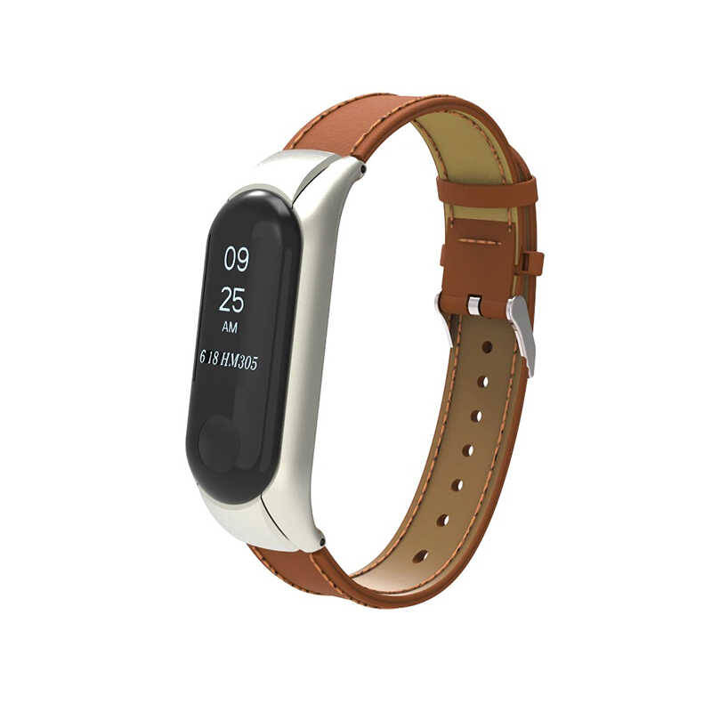 Xiaomi Mi Band 3 KRD-07 Deri Kordon - 1