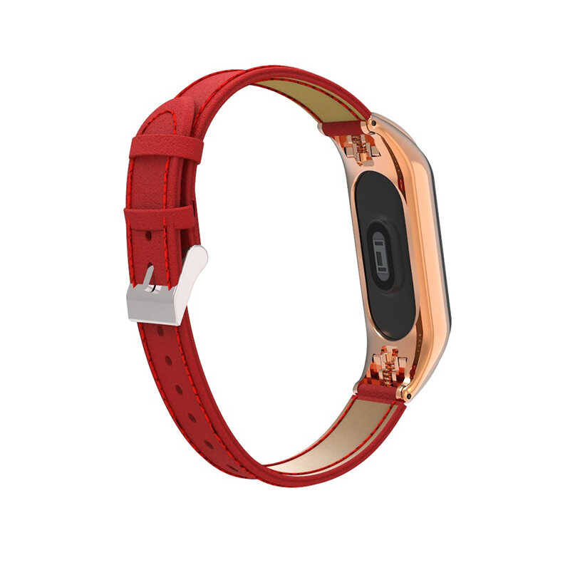 Xiaomi Mi Band 3 KRD-07 Deri Kordon - 4