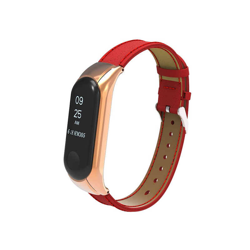 Xiaomi Mi Band 4 KRD-07 Deri Kordon - 1