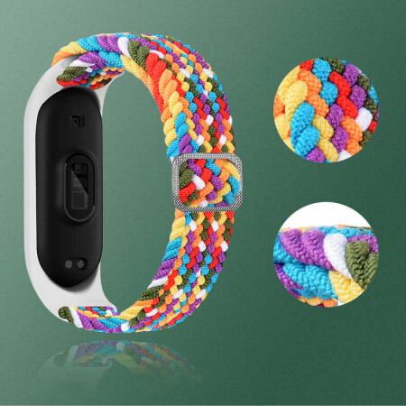 Xiaomi Mi Band 5 KRD-49 Örgü Kordon - 100