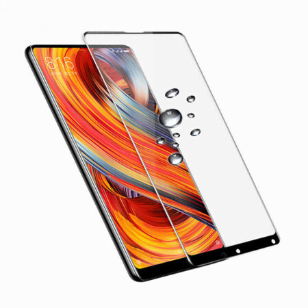 Xiaomi Mi Mix 2S Zore Kenarları Kırılmaya Dayanıklı Cam Ekran Koruyucu - 5