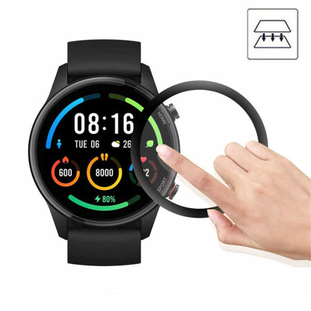 Xiaomi Mi Watch Color Zore PMMA Pet Saat Ekran Koruyucu - 3