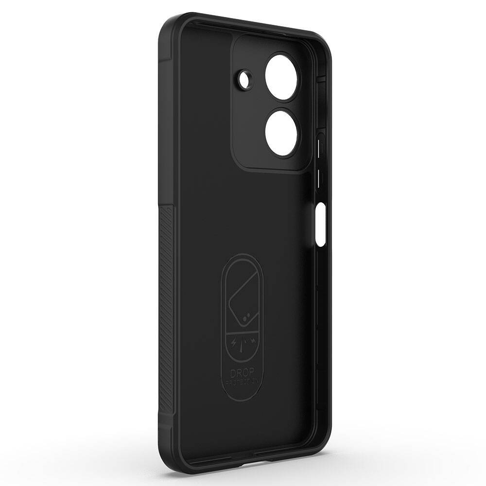 Xiaomi Poco C65 Kılıf Esnek TPU Oyuklu Arka Yüzey Tasarımlı Zore Etnik Silikon Kapak - 21