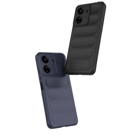 Xiaomi Poco C65 Kılıf Esnek TPU Oyuklu Arka Yüzey Tasarımlı Zore Etnik Silikon Kapak - 22